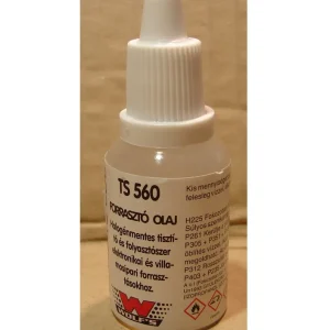 Gyors kiszállítás TS560, forrasztó olaj