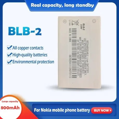 Névleges feszültség: 3,7 V - BLB-2 BLB2 BLB 2 csere telefon akkumulátor a Nokia 8210 8250 8850 8910 8310 5210 6500 6590 6510 Azonnali szállítás