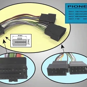 Ingyenes szállítás PIONEER csatlakozó 16p. ISO