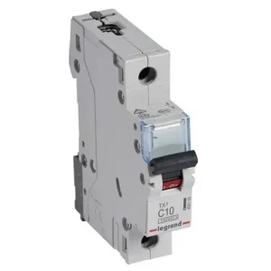 Gyors szállítás Kismegszakító 1P 10A C-jelleg 230V AC 10kA/60898 TX3 LEGRAND