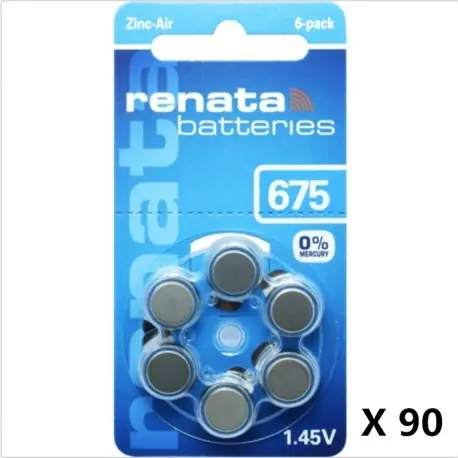 15pack (90db) RENATA MARATONE ZA675 apparecchi acustici 660mAh 1,45V ZINCO rayovac Azonnal elérhető