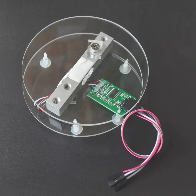 Olcsó 1KG - Digitális mérőcella súlyérzékelő HX711 AD átalakító kitörési modul 5KG 10KG hordozható elektronikus konyhai