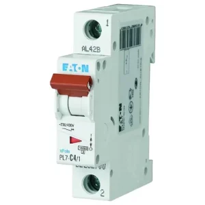 Ajánlat Kismegszakító 1P 4A B-jelleg 230V AC 10kA/60898 PL7-B4/1 EATON