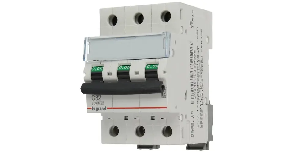 Kismegszakító 3P 32A C-jelleg 400V AC 10kA/60898 TX3 LEGRAND Gyors szállítás