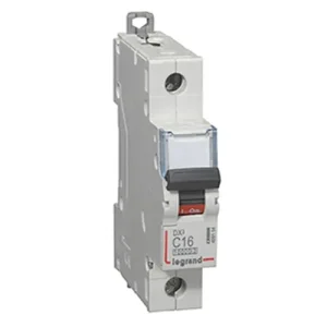 Akció Kismegszakító 1P 16A C-jelleg 230V AC 10kA/60898 16kA/60947 DX3 LEGRAND