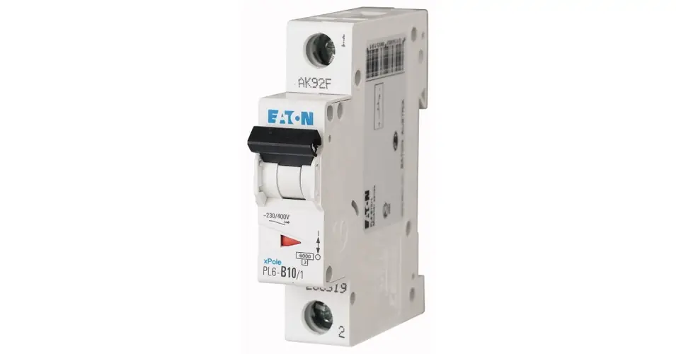 Expressz kézbesítés Kismegszakító 1P 10A B-jelleg 230V AC 6kA/60898 PL6-B10/1 EATON