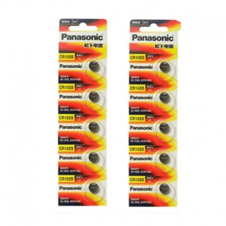 Ajánlat 10db / tétel Új eredeti Panasonic CR1025 CR 1025 3V lítium gombos akkumulátor érmeelemek
