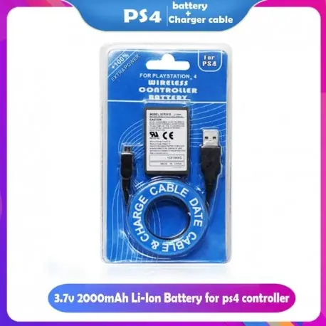 1db 3.7V 2000mAh akkumulátor Sony Gamepad PS4 Dualshock4 V1 vezeték nélküli vezérlőhöz USB töltőkábel Végkiárusítás