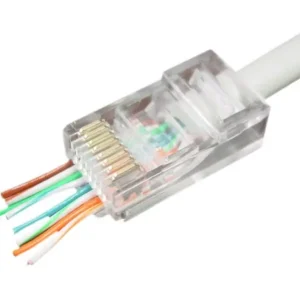 Csak ma RJ45 UTP dugó 8p/8c modular pass-trough, (átdugós utp) (CATx)