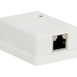 FTP RJ45 Cat.5E fali aljzat 1x8p. 8P8C, falon kívüli, árnyékolt Szezonális akció