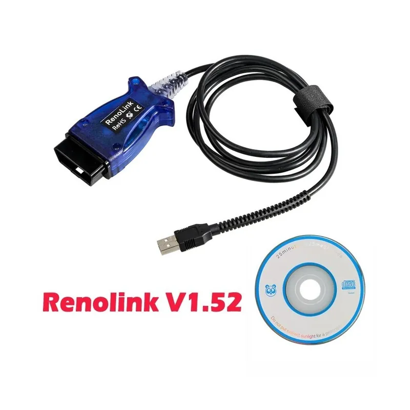 Akció V1.52 - Új Renolink V1.87 ECU programozó a Renault ECU számára Kulcskódolás visszaállítása UCH Match műszerfal