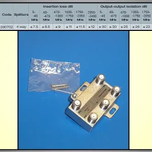 Azonnal elérhető 4 x elosztó 5-2400MHz DC iránycsatolt