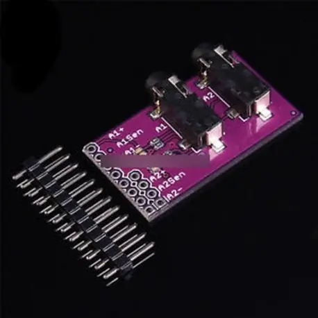 Kihagyhatatlan ajánlat CJMCU 3.5mm sztereó 2 csatornás audio fejhallgató MP3 videó mikrofon interfész
