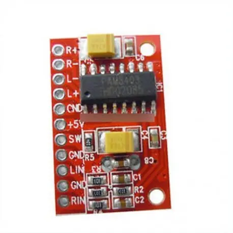 Kiárusítás 10PCS 2 csatorna 3W digitális teljesítmény PAM8403 D osztályú hangerősítő kártya USB 5V