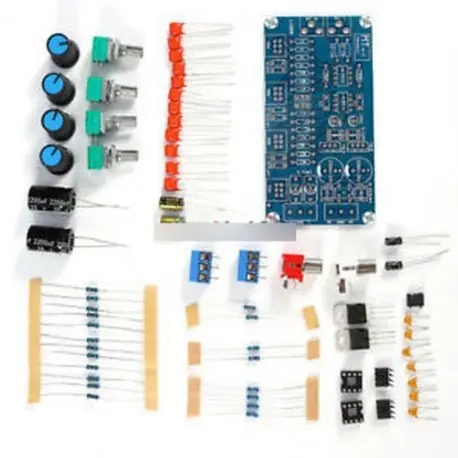 NE5532 előerősítő kártya DIY ... - NE5532 HIFI OP-AMP erősítő előerősítő Hangerőhang EQ Control Board DIY Ajánlat