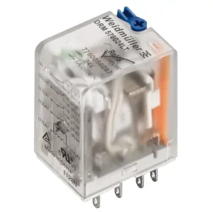 Csatolórelé 5A 4-v dugaszolós 21.6-31.2VDC monostabil IP20 DRM570024LT Weidmüller Szuper ajánlat