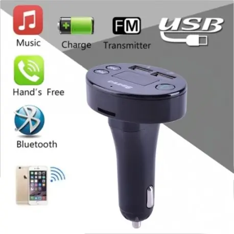 Népszerű Bluetooth Vezeték nélküli FM adó MP3 lejátszó Kihangosító autóskészlet Két USB TF SD