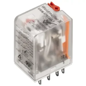 Csatolórelé 5A 4-v dugaszolós 184-253VAC monostabil IP20 DRM570730LT Weidmüller Akciós ár