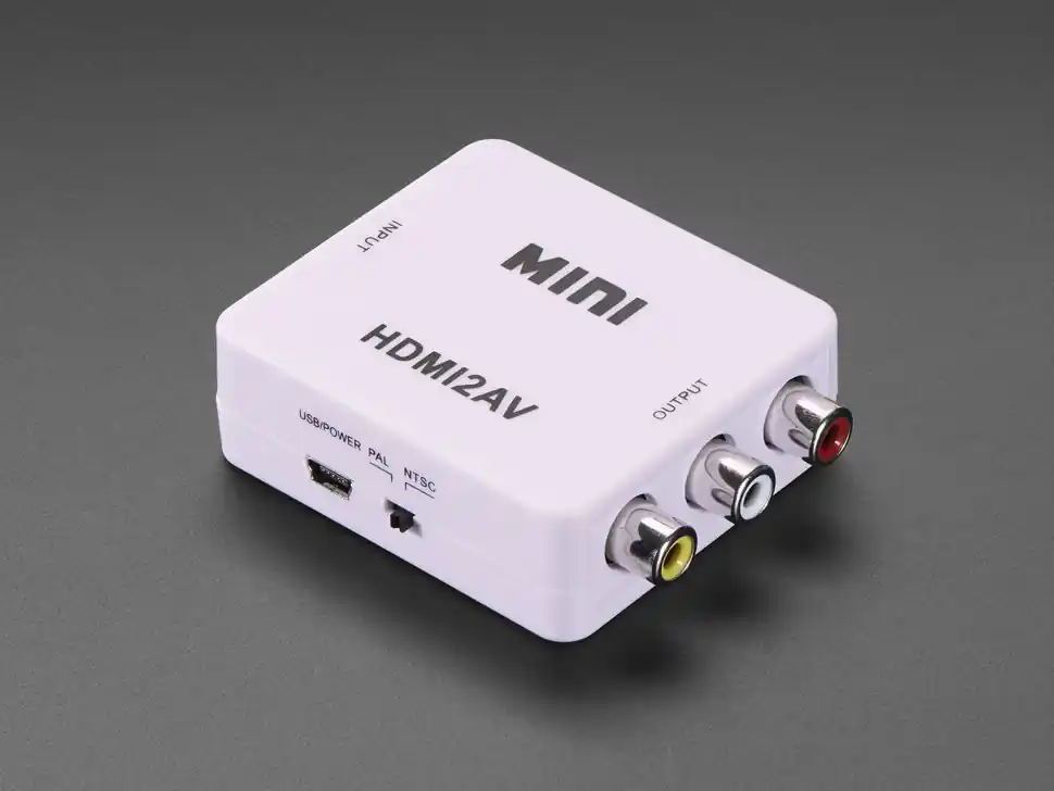 Biztonságos fizetés HDMI bemenet - 3x RCA kimenet audio-video, PAL/NTSC válaszható videomód