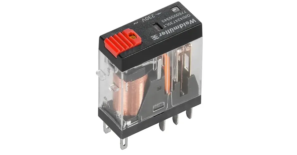 Ajánlat Csatolórelé 5A 2-v dugaszolós 184-253VAC monostabil IP20 DRI424730LT Weidmüller