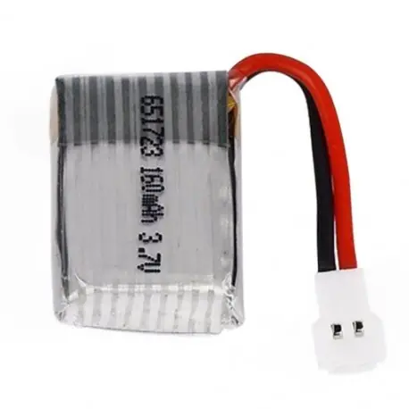 Népszerű 1 db 3,7V 160mah 20C lipo akkumulátor, 651723 modell, FPV RC Molex 51005 Z R8V4 típushoz