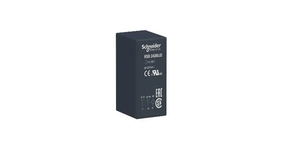 Csatolórelé 8A 2-v 12VDC monostabil IP20 Zelio RSB Schneider Exkluzív ajánlat