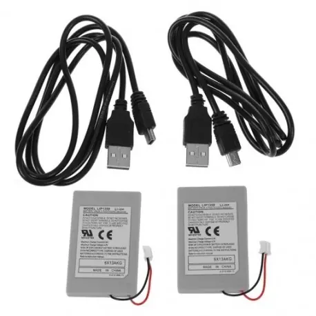1X (új 2X csereakkumulátor a SONY PS3 vezérlőhöz C O6Y6 USB töltőhöz Bestseller