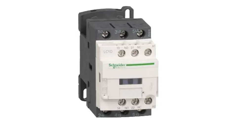 Utolsó esély Kontaktor (mágneskapcsoló) 7.5kW/400VAC-3 3-Z 24VDC 1-z 1-ny csavaros TeSys LC1-D Schneider