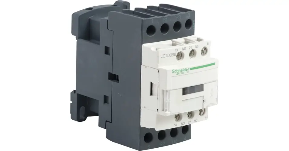 Kontaktor (mágnesk) 4kW/400VAC-3 3-Z 24VDC 1-z 1-ny 25A/AC-1/400V TeSys LC1-D Schneider Rendeld meg most