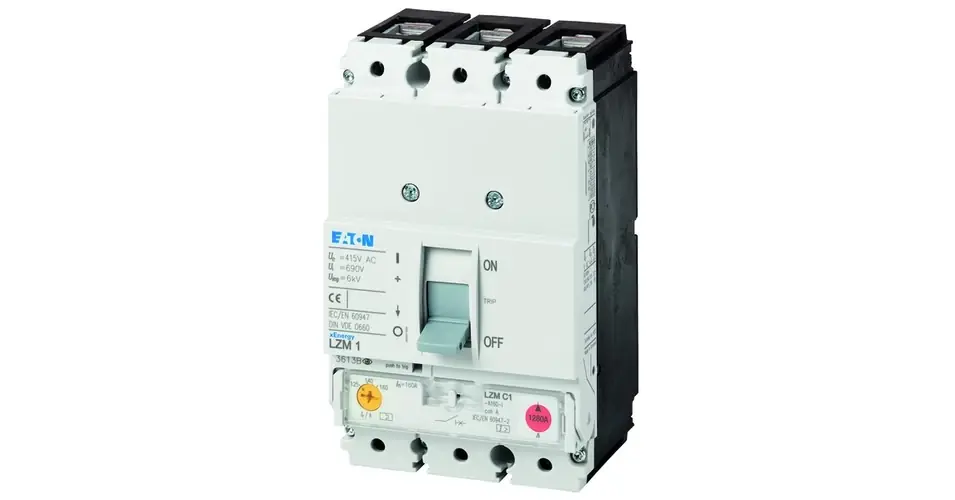 Olcsó Kompakt megszakító berendezés/kábelvédő 3P fix 63A 50-63A-hő 36kA 690V LZMC1-A63-I EATON