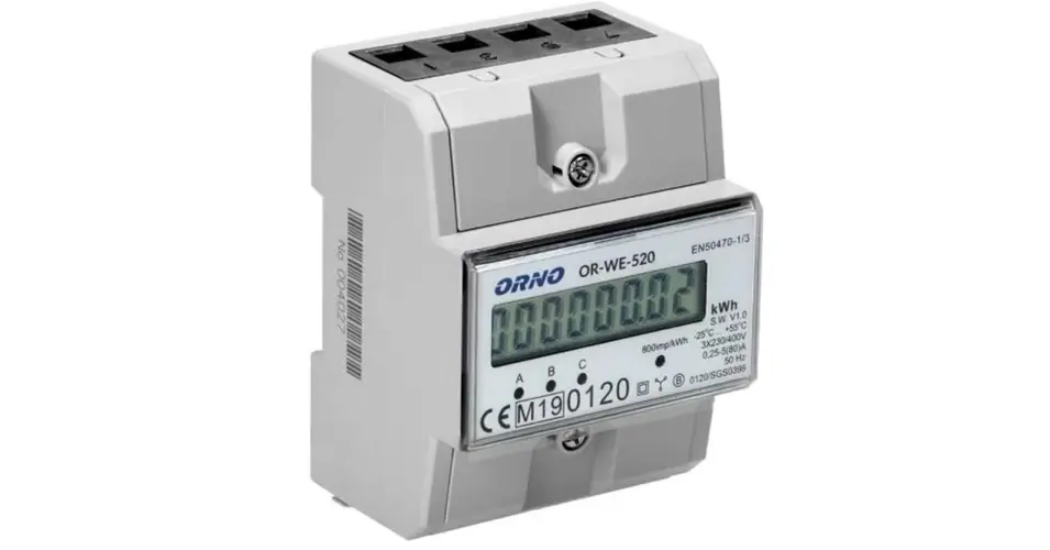 Nézd meg most Fogyasztásmérő 3F 80A LCD ORNO