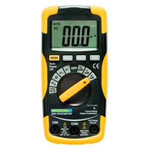 Expressz kézbesítés Multiméter V-A-Ohm-°C digitális 600VDC 600VAC 10ADC 10AAC 20MOhm Pancontrol