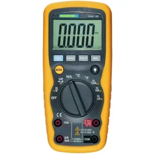 Kedvezményes ár Multiméter V-A-Ohm-µF-°C-Hz digitális 1000VDC 1000VAC 10ADC 10AAC 40MOhm Pancontrol