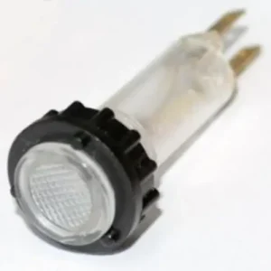 Jelzőlámpa kompakt műa. d10 1x fehér 24V AC/DC kerek lapos fényforrással L-10/24 VA Elektronika Olcsóbb