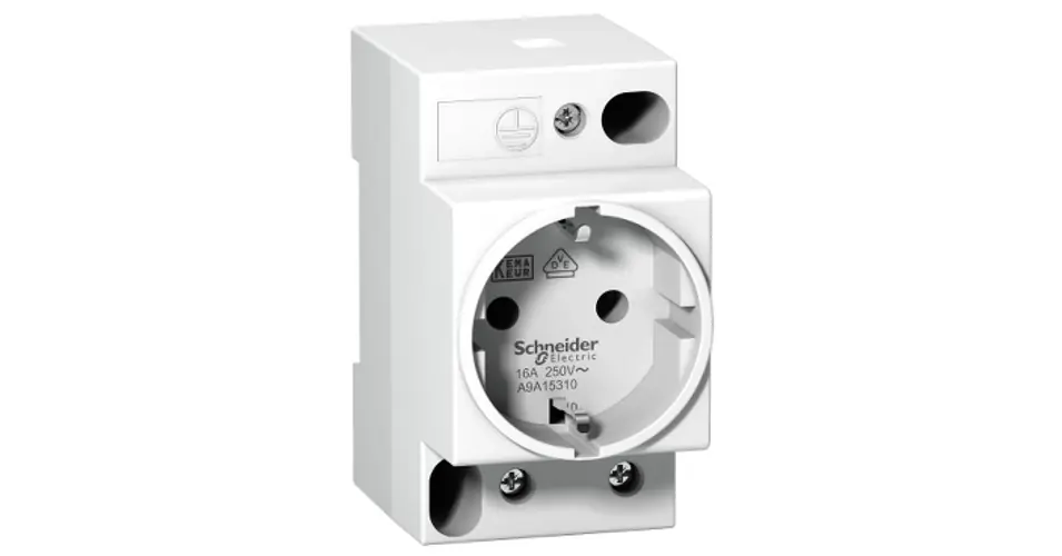 Dugaszolóaljzat sínre sorolható 250V AC 16A 2.5M Acti9 iPC Schneider Vásárlói kedvenc