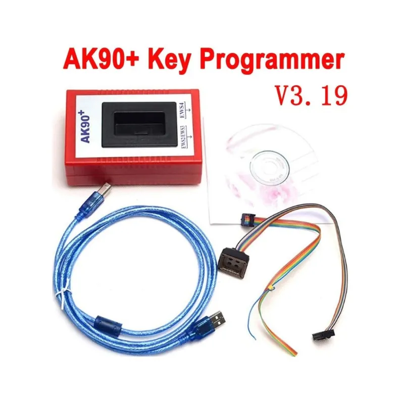 Profession AK90 BMW V3.19 AK90 OBD2 autó kulcs programozóhoz a BMW EWS számára 1995-2009 között AK90 Key programozó Biztonságos fizetés
