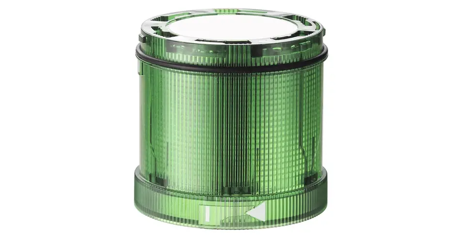 Azonnali szállítás Jelzőoszlop-világítómodul villogó/véletlen-villanó LED-EVS zöld 24V/DC LED KombiSIGN 72 WERMA