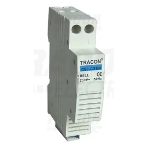 Exkluzív ajánlat Csengő sorolható 75dB folyamatos hang 230V AC 1M IP20 TRACON