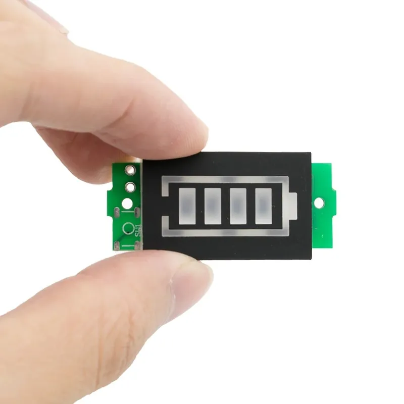Exkluzív ajánlat 2S8.4V kék - 20db 1S 2S 3S 4S egyetlen 3,7 V-os lítium akkumulátor kapacitásjelző modul 4,2 V-os kék kijelzős elektromos