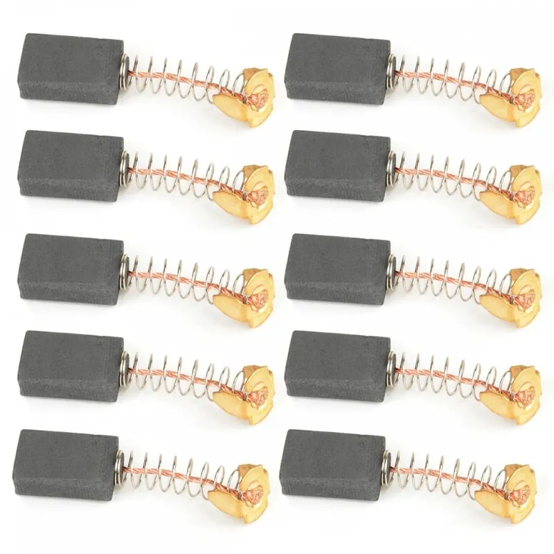 Legjobb ár 10db új univerzális motor szénkefék általános elektromos motor generátorhoz, mini fúró elektromos szénkefék 6*12*20mm