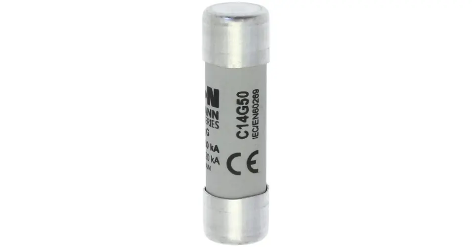 Hengeres biztosítóbetét gG gL/gG 14x51mm 50A 400V AC Bussmann EATON Ne maradj le