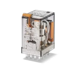 Általános célú relé 7A 4-v dugaszolós 24VDC monostabil IP20 55.34.9.024.0040 FINDER Gyors szállítás