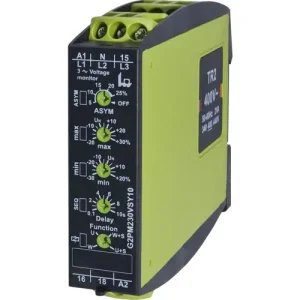 Feszültségfigyelő relé 3F motorhoz aszimmetria/kiesés/sorrend 5A/250V GAMMA G2PM400VSY10 Tele-Ha Végkiárusítás