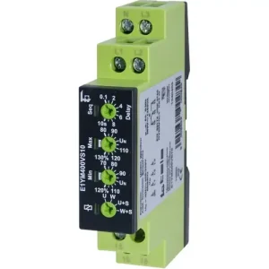 Feszültségfigyelő relé 1/3F+N kiesés/sorrend/növekedés/csökkenés 5A/250V ENYA E1YM400VS10 Tele-H Alacsony ár