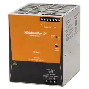 Kapcsolóüzemű DC tápegység 320-575VAC-be 450-800VDC-be 24VDC-ki PRO ECO3 480W 24V 20A Weidmüller Ingyenes szállítás