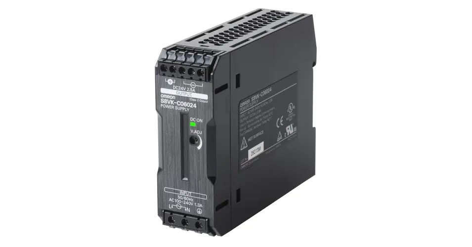Ajánlat Kapcsolóüzemű DC tápegység 100-240VAC-be 90-350VDC-be 24VDC-ki 2.5A-ki 60W S8VK-C06024 OMRON
