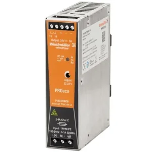 Kapcsolóüzemű DC tápegység 85-264VAC-be 80-370VDC-be 24VDC-ki 72W PRO ECO 72W 24V 3A Weidmüller Azonnali szállítás