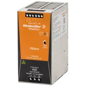 Vedd meg most Kapcsolóüzemű DC tápegység 85-264VAC-be 80-370VDC-be 24VDC-ki PRO ECO 240W 24V 10A Weidmüller