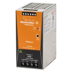 Azonnali szállítás Kapcsolóüzemű DC tápegység 320-575VAC-be 450-800VDC-be 24VDC-ki PRO ECO3 240W 24V 10A Weidmüller