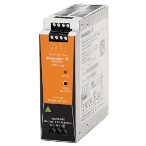 Akciós ár Kapcsolóüzemű DC tápegység 85-264VAC-be 80-370VDC-be 24VDC-ki 120W PRO MAX 120W 24V 5A Weidmüller